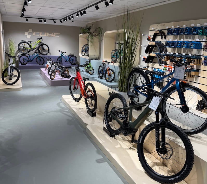 Kinder- und Jugendräder im CUBE Store Flensburg
