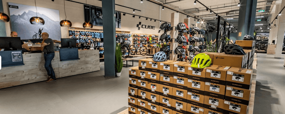 Innenansicht CUBE Store Lübeck