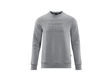 Cube Organic Sweater grey melange XL