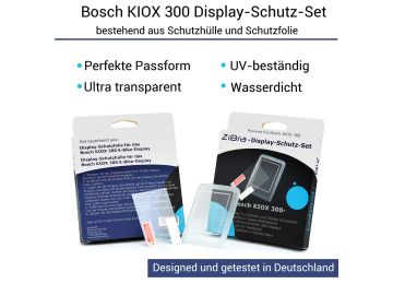 ZiBra Display Cover - Set für Bosch Kiox 300 transparent