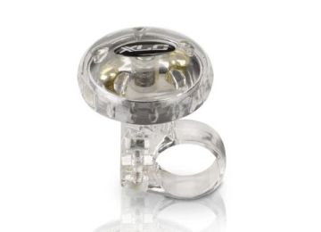 XLC Fahrradglocke DD-M12 silber transparent